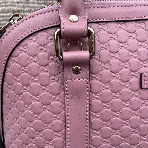 GG Microguccissima Mini Dome Bag Soft Pink - Picture 7 of 11